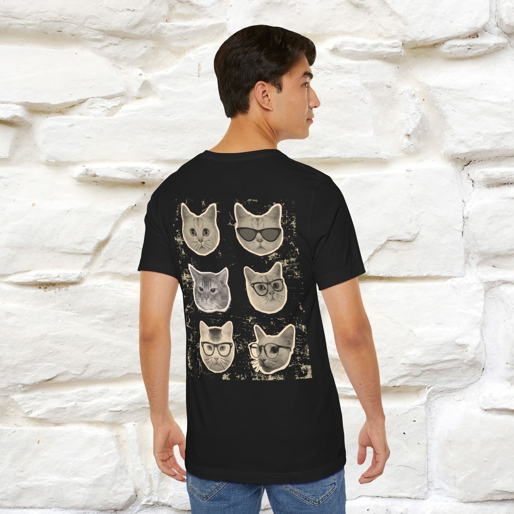 ''Vintage Cat''  Cat T-Shirt | Nunu&Miao Studio - Nunu&Miao Studio