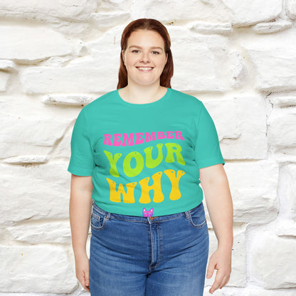 "Remember Your Why" |Cat T-Shirt | Nunu&Miao Studio - Nunu&Miao Studio