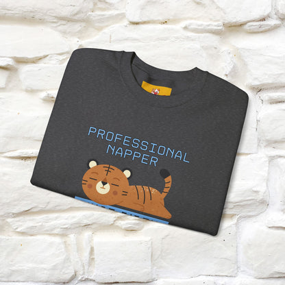 ''Professional Napper Since Birth'' |Cat Sweatshirt | Nunu&Miao Studio