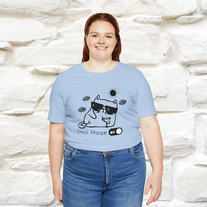 ''Chill Mode on'' Cat T-Shirt | Nunu&Miao Studio