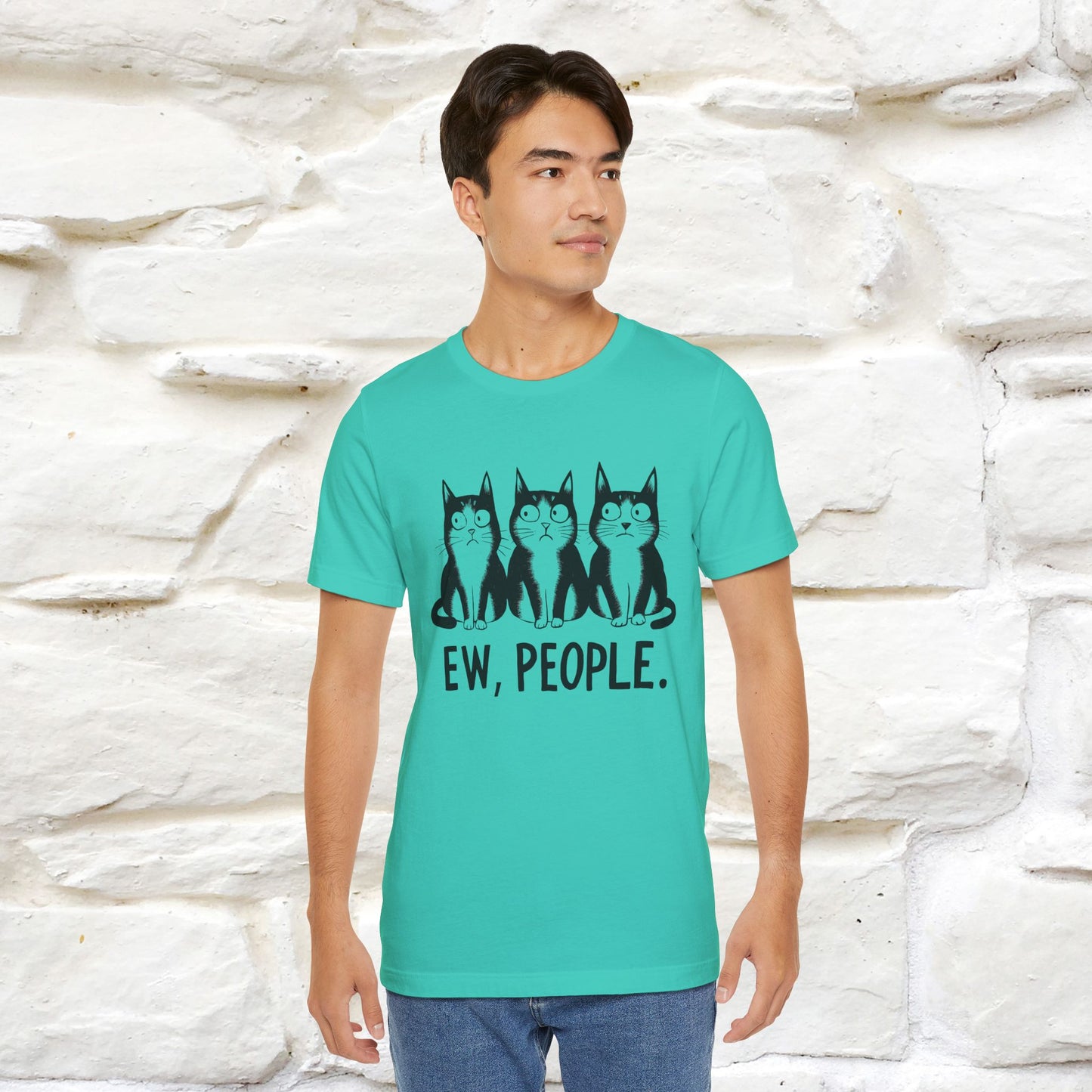 Ew, People | Funny Cat T-Shirt | Nunu&Miao Studio - Nunu&Miao Studio
