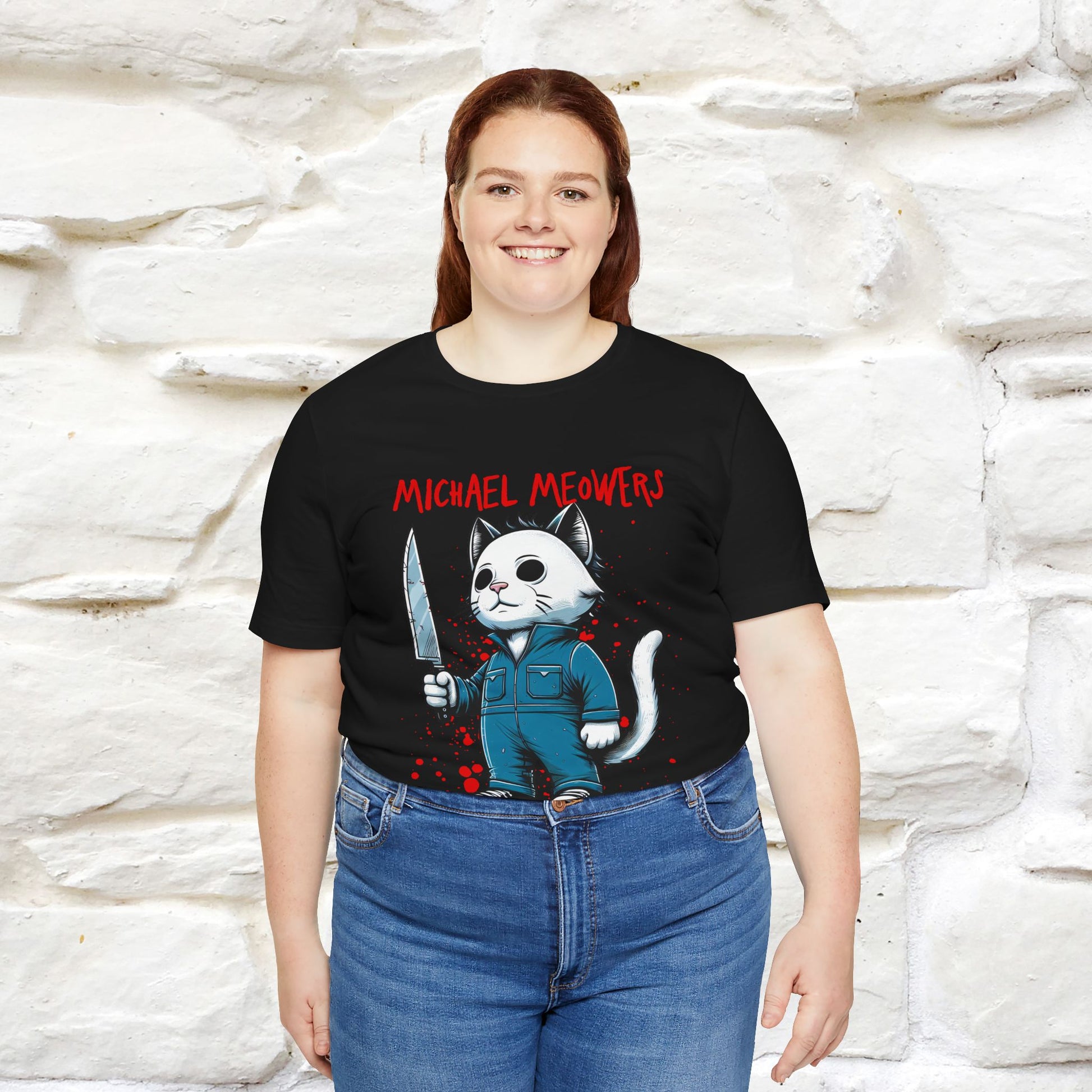 ''Michael Meowers'' Cat T-Shirt |  | Nunu&Miao Studio - Nunu&Miao Studio