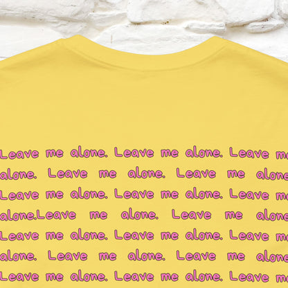 ''Leave Me Alone'' Cat T-Shirt | Nunu&Miao Studio - Nunu&Miao Studio