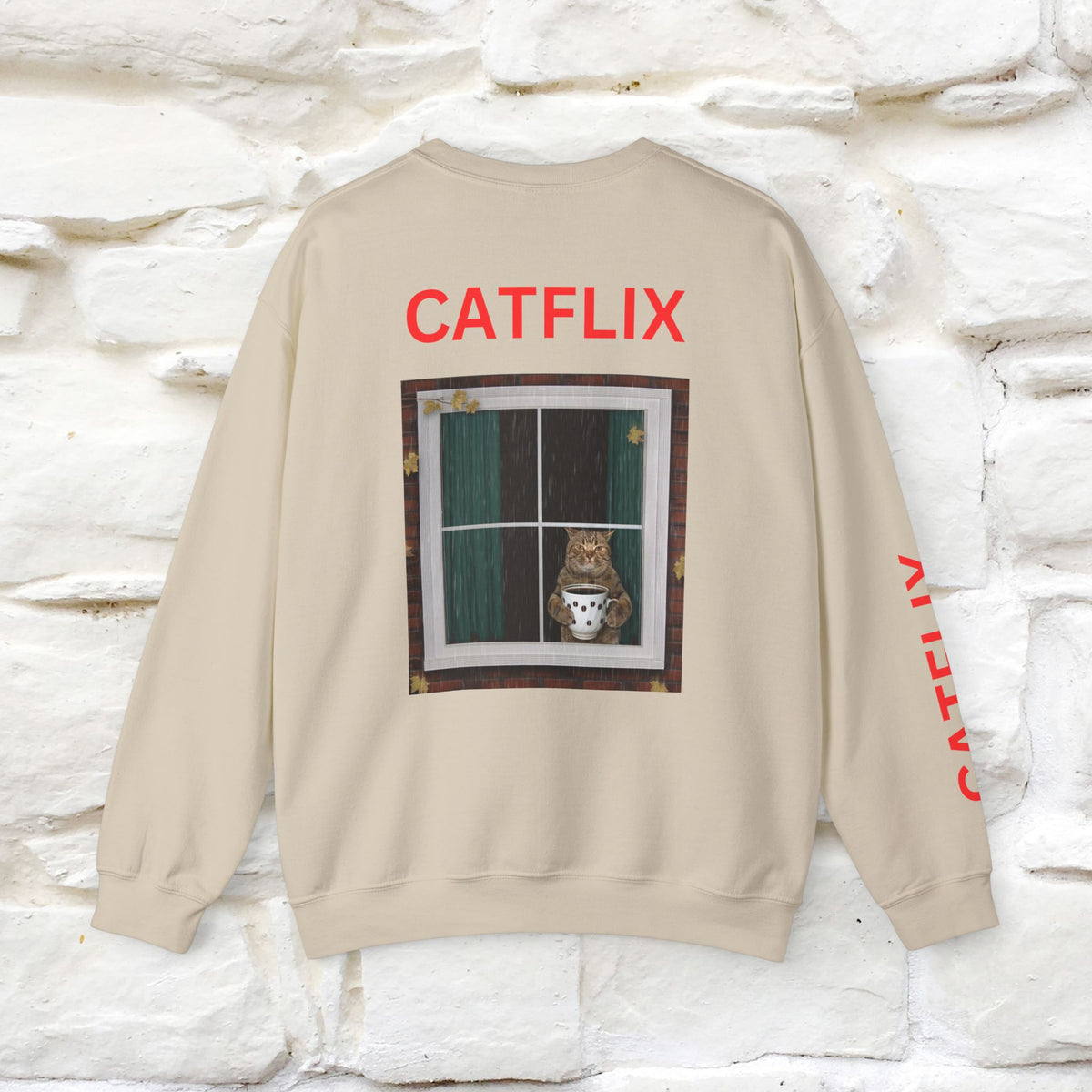 "Catflix'' |Cat Sweatshirt | Nunu&Miao Studio