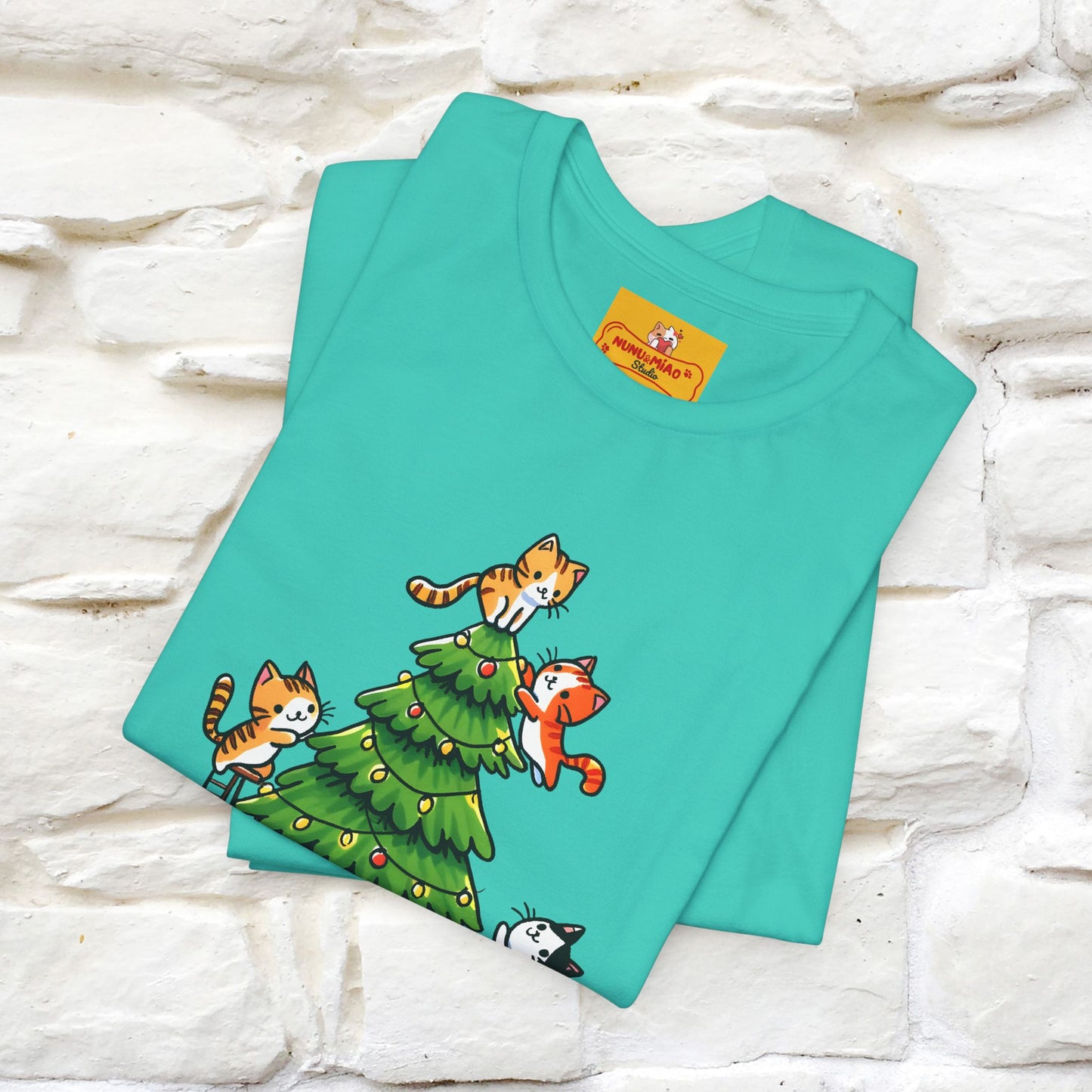 ''Merry Catmas'' | Cattitude Christmas Tee| Nunu&Miao Studio - Nunu&Miao Studio
