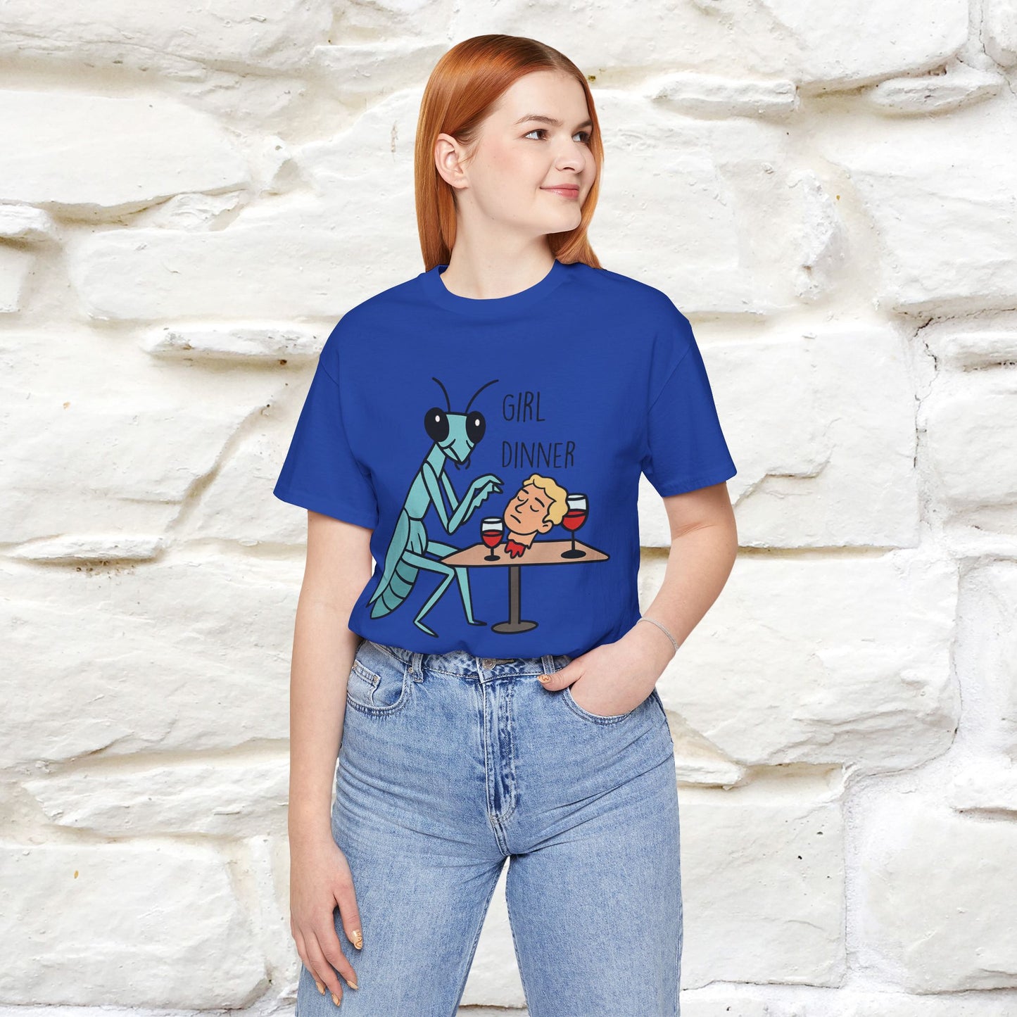 "Girl Dinner" Funny T-shirt |Nunu&Miao Studio - Nunu&Miao Studio