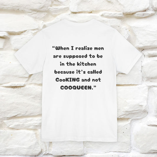 ’“When I realize men are ...." Funny Cat T-Shirt | Nunu&Miao Studio