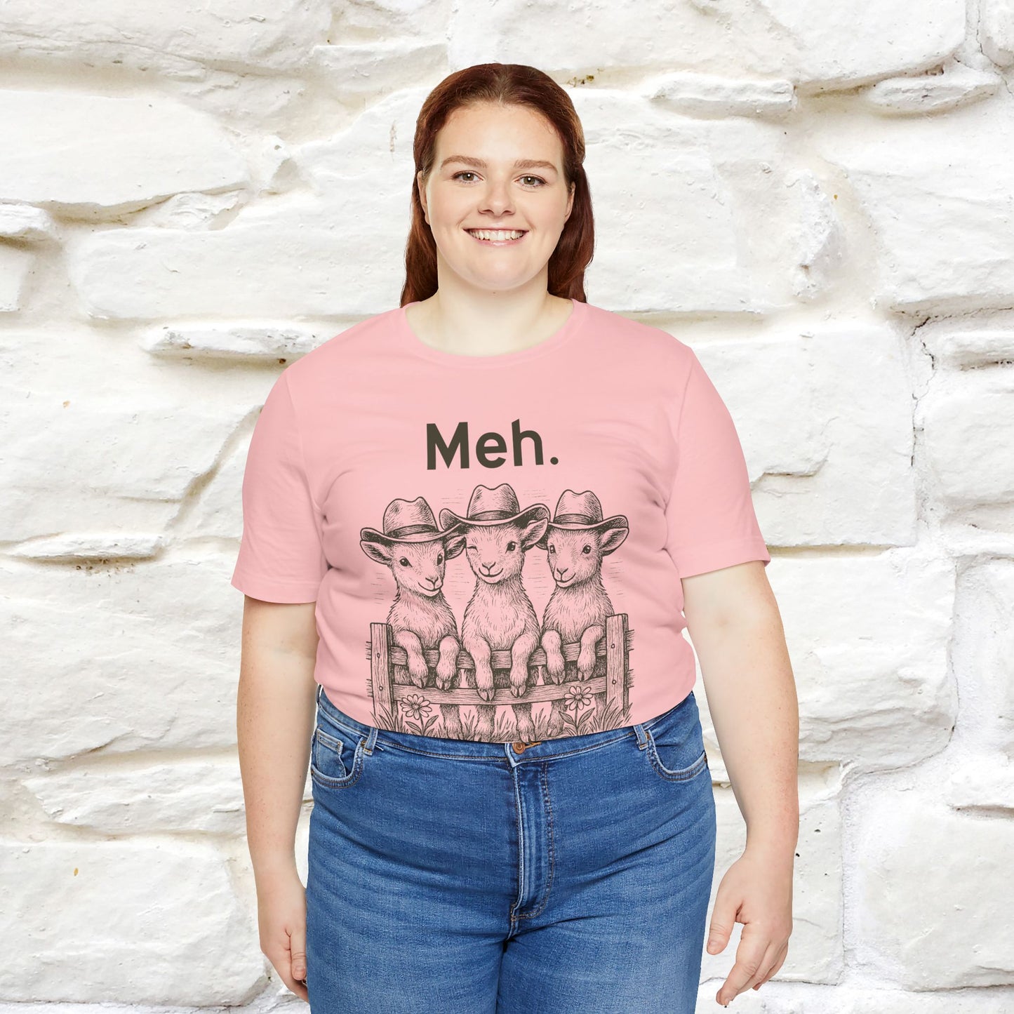 "Meh" Cute T-shirt |Nunu&Miao Studio - Nunu&Miao Studio