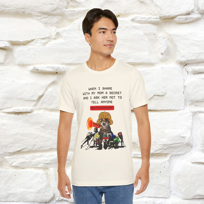 "When I Share  With My Mom a Secret" Cat T-Shirt | Nunu&Miao Studio