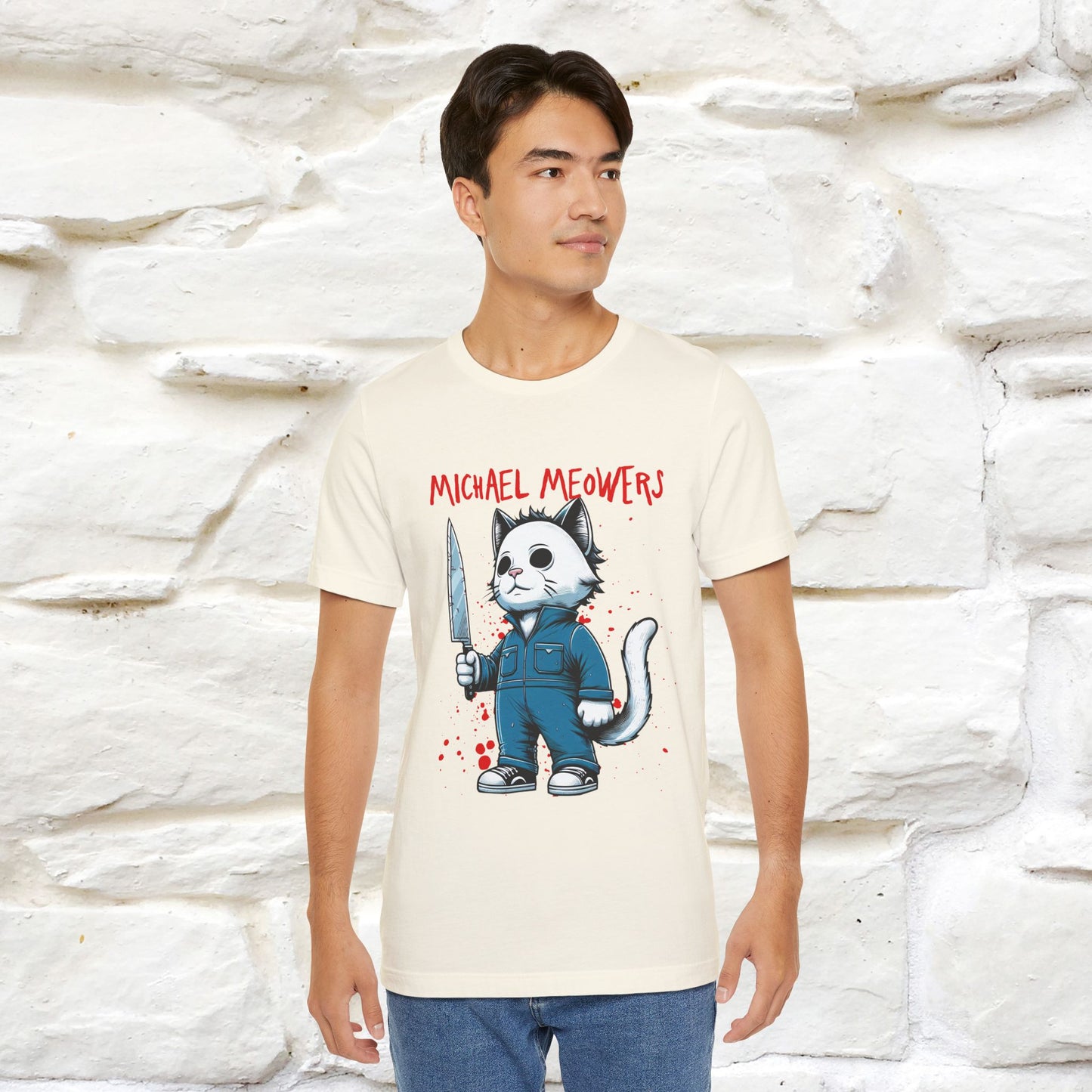 ''Michael Meowers'' Cat T-Shirt |  | Nunu&Miao Studio - Nunu&Miao Studio