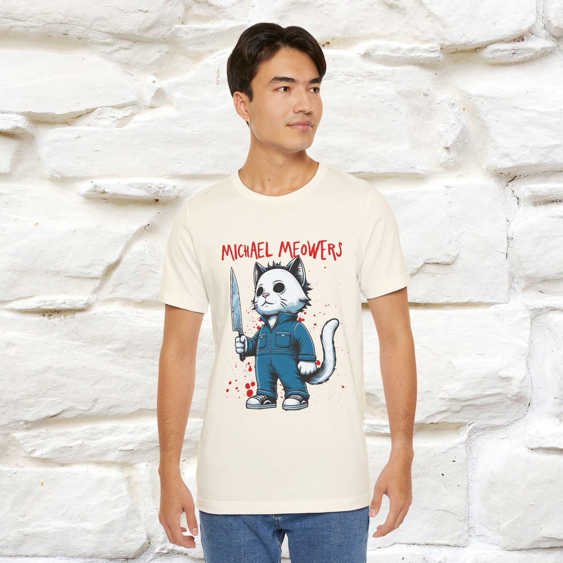 ''Michael Meowers'' Cat T-Shirt |  | Nunu&Miao Studio - Nunu&Miao Studio