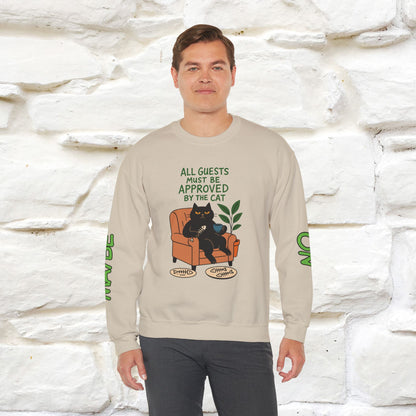''All Guests Must Be Approved...'' |Cat Sweatshirt | Nunu&Miao Studio
