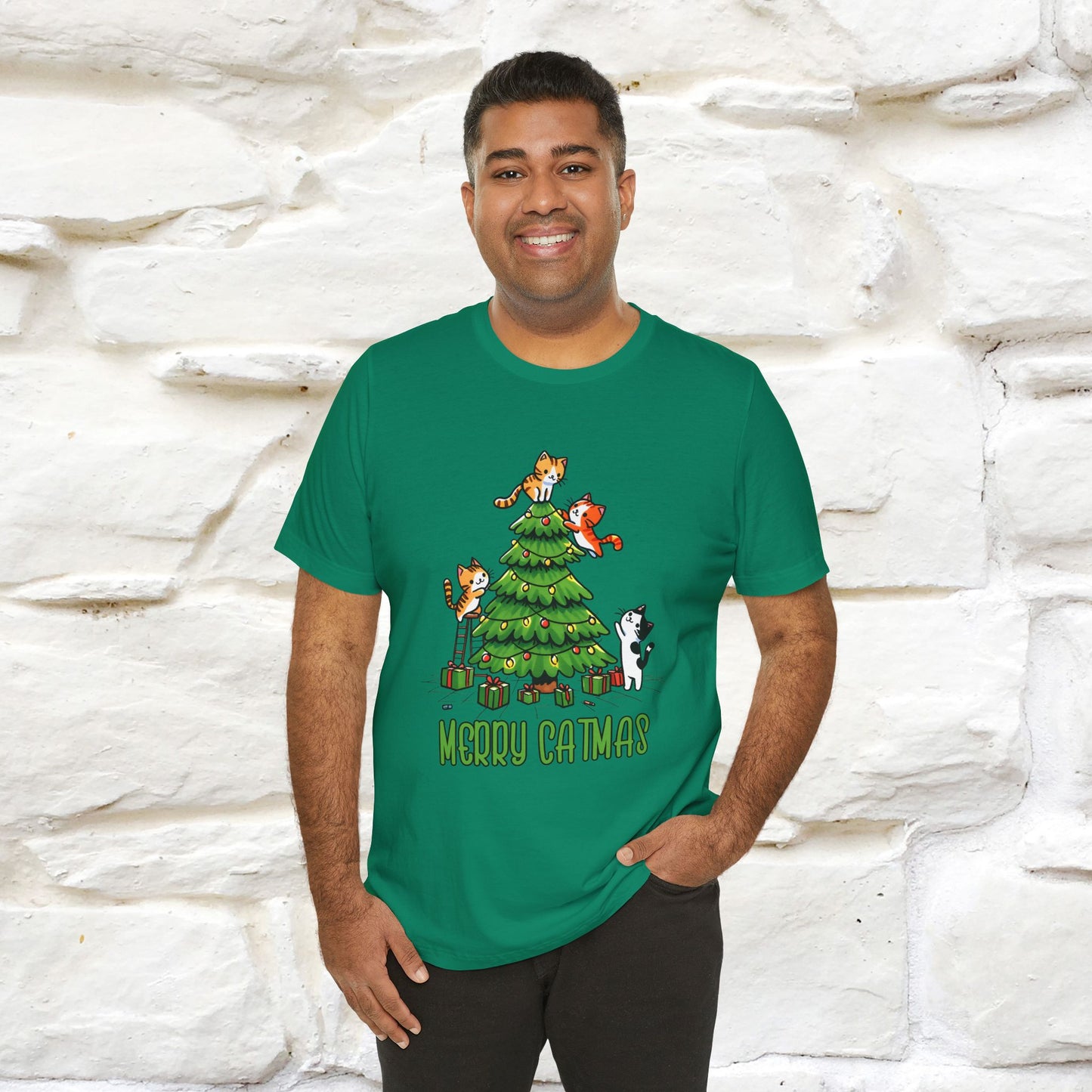 ''Merry Catmas'' | Cattitude Christmas Tee| Nunu&Miao Studio - Nunu&Miao Studio