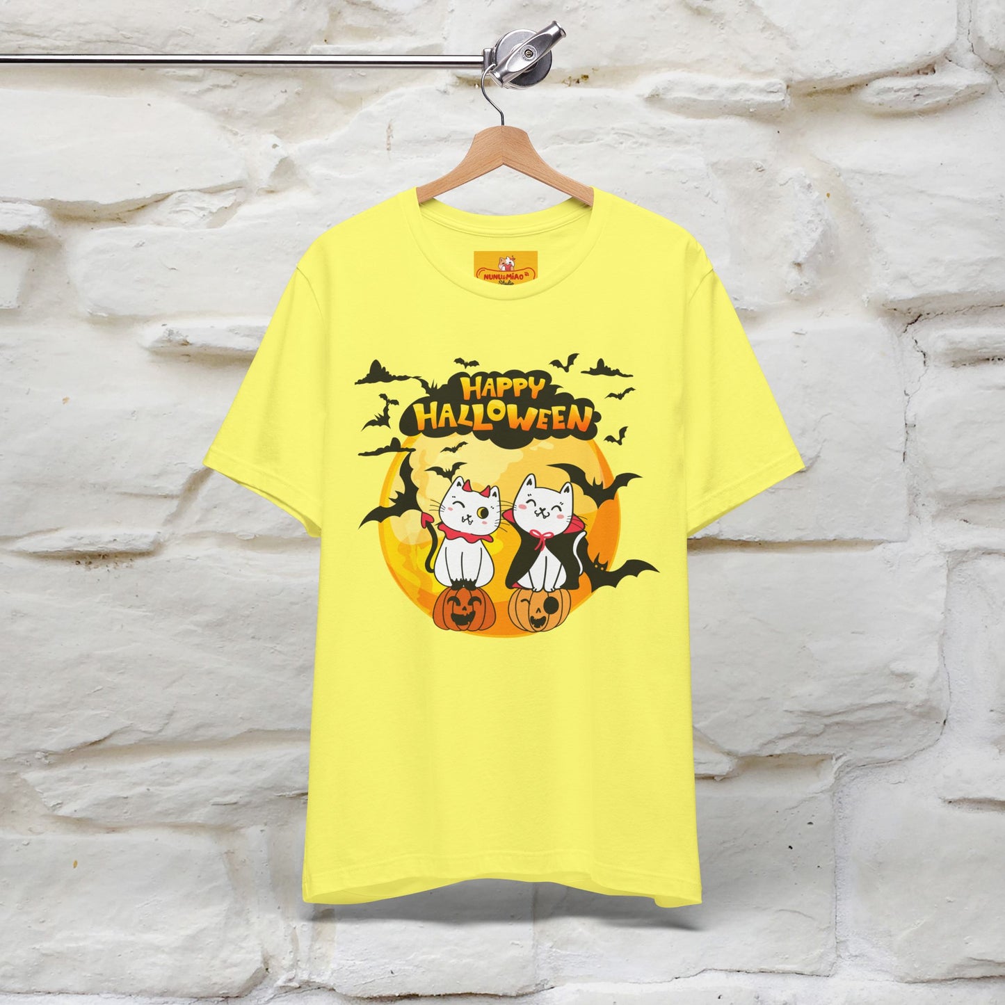 "Happy Halloween Cat Couple " Cat  T-shirt |Nunu&Miao Studio - Nunu&Miao Studio