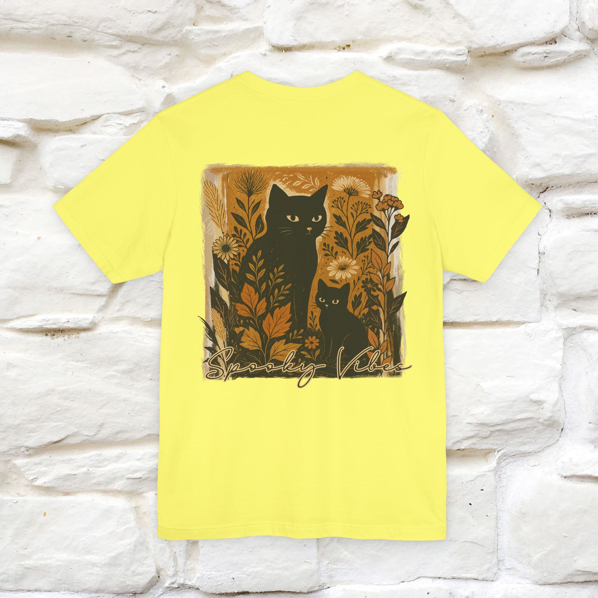 "Spooky Vibes" Cat T-shirt |Nunu&Miao Studio - Nunu&Miao Studio