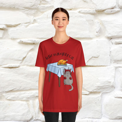 "Feliz Naughty Cat" |Funny Cat T-Shirt | Nunu&Miao Studio