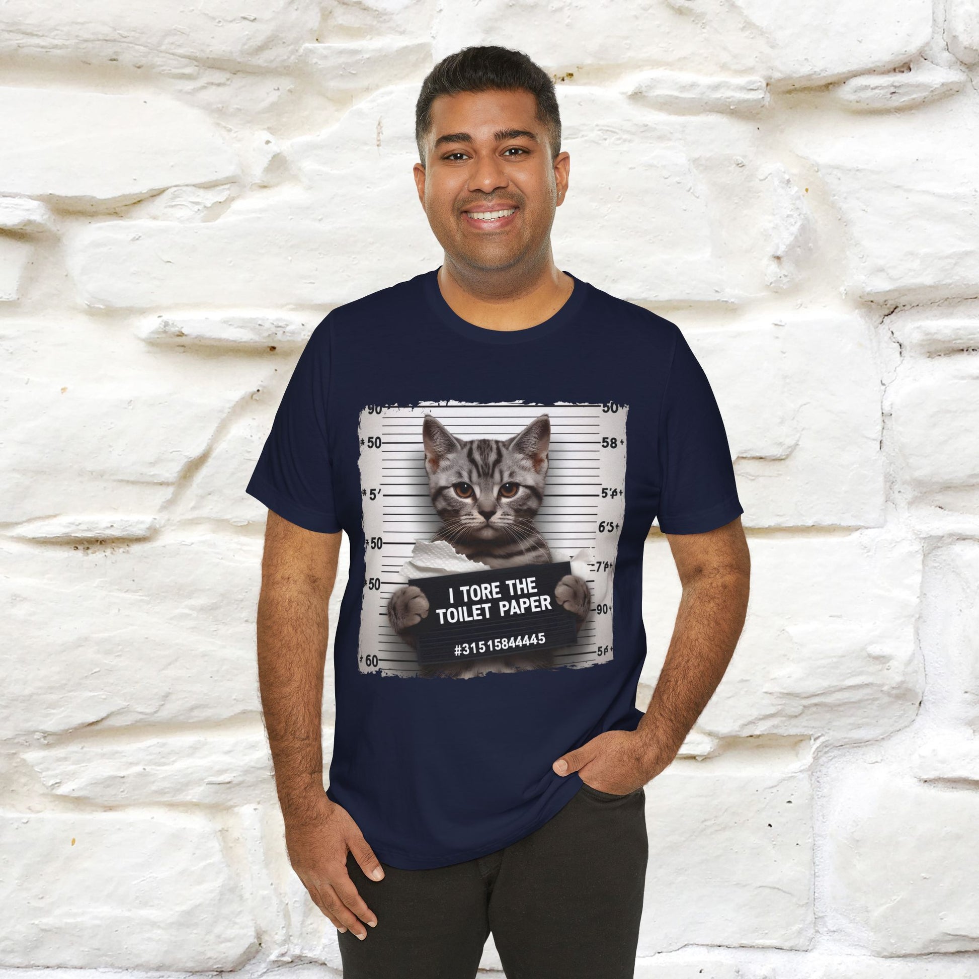''I Tore The Toilet Paper'' | Funny Cat T-Shirt | Nunu&Miao Studio - Nunu&Miao Studio