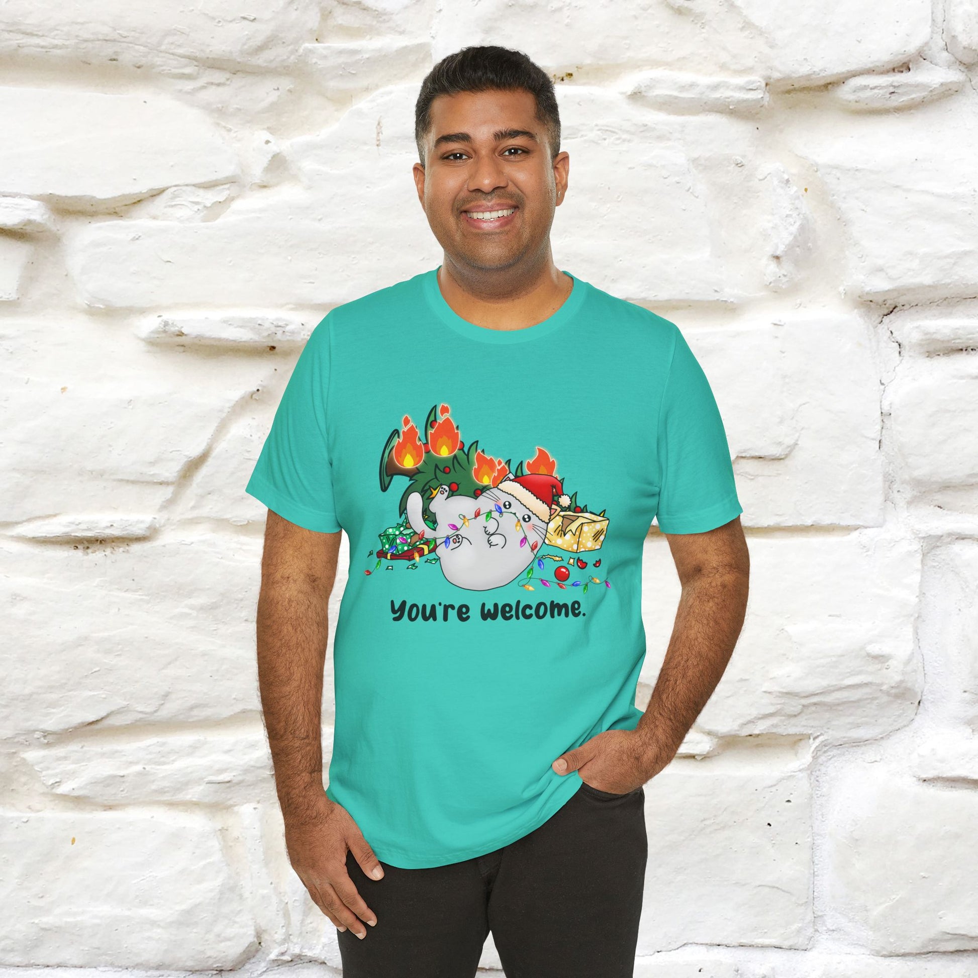 You're Welcome | Sarcastic Cat Christmas Shirt  |Nunu&Miao Studio - Nunu&Miao Studio