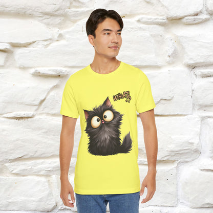 ''What ?'' | Cat T-Shirt  | Nunu&Miao Studio - Nunu&Miao Studio