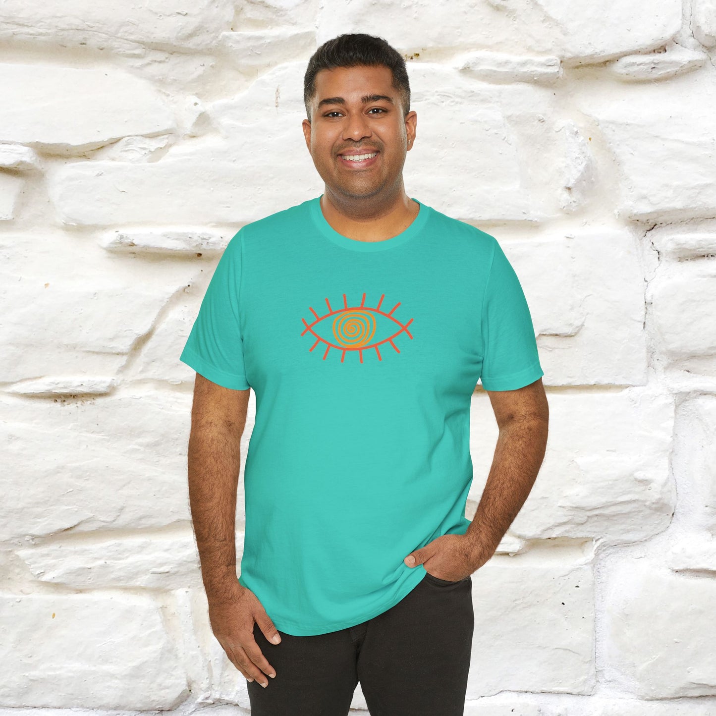 "The Hypnotic Meow'' Cat T-Shirt Front and Back Design | Nunu&Miao Studio - Nunu&Miao Studio