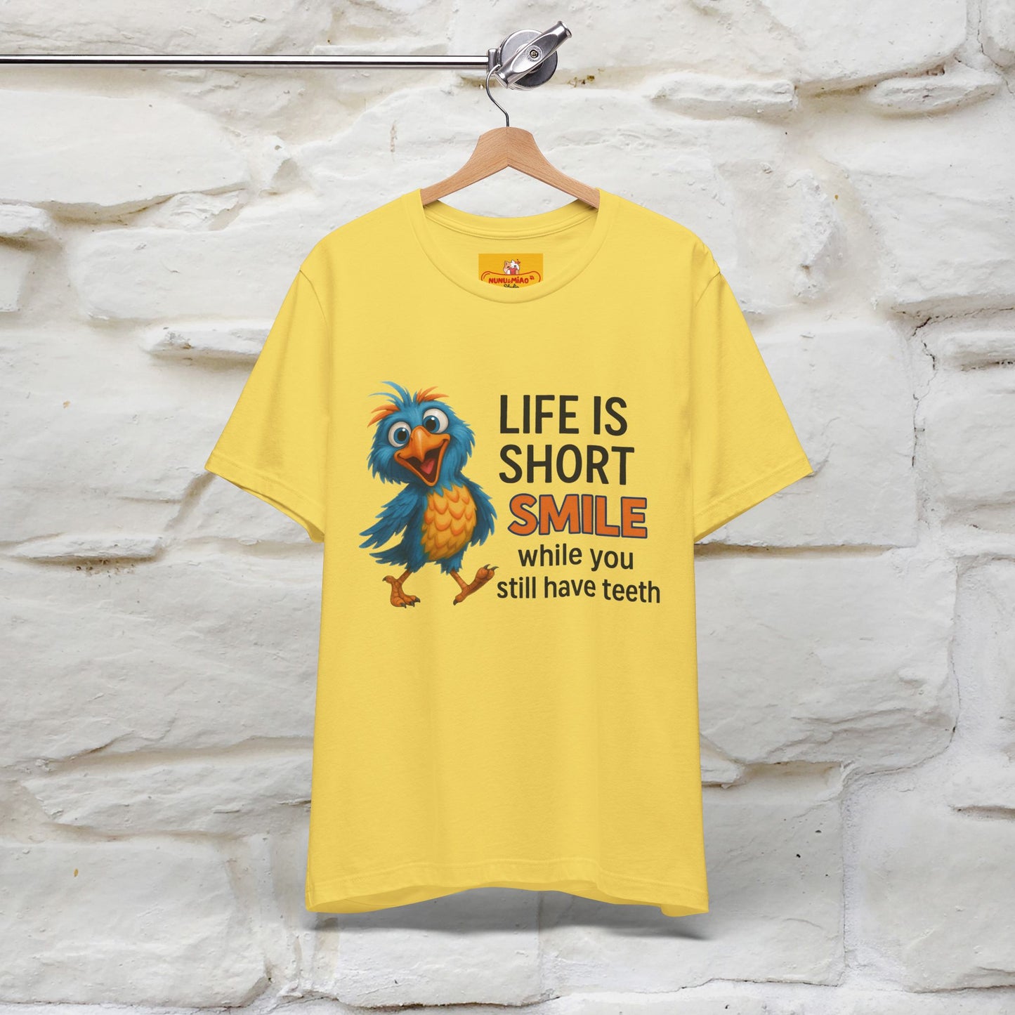 "Life Is Short Smile While ..." |Funny T-Shirt | Nunu&Miao Studio - Nunu&Miao Studio