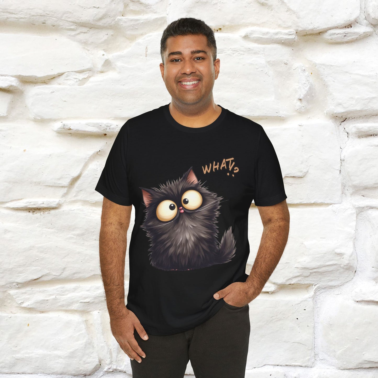 ''What ?'' | Cat T-Shirt  | Nunu&Miao Studio - Nunu&Miao Studio