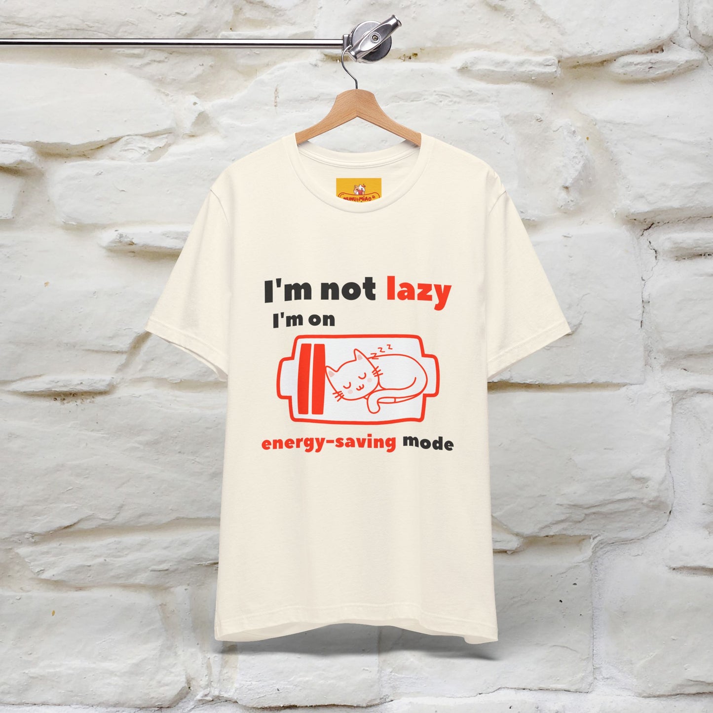 ''I am Not Lazy...'' Cat T-Shirt | Nunu&Miao Studio - Nunu&Miao Studio