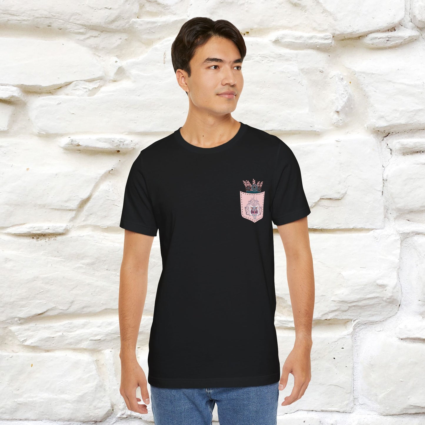 ''Air Fire Cat'' | Cat T-Shirt Front and Back Design | Nunu&Miao Studio - Nunu&Miao Studio