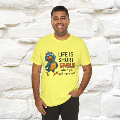 "Life Is Short Smile While ..." |Funny T-Shirt | Nunu&Miao Studio - Nunu&Miao Studio