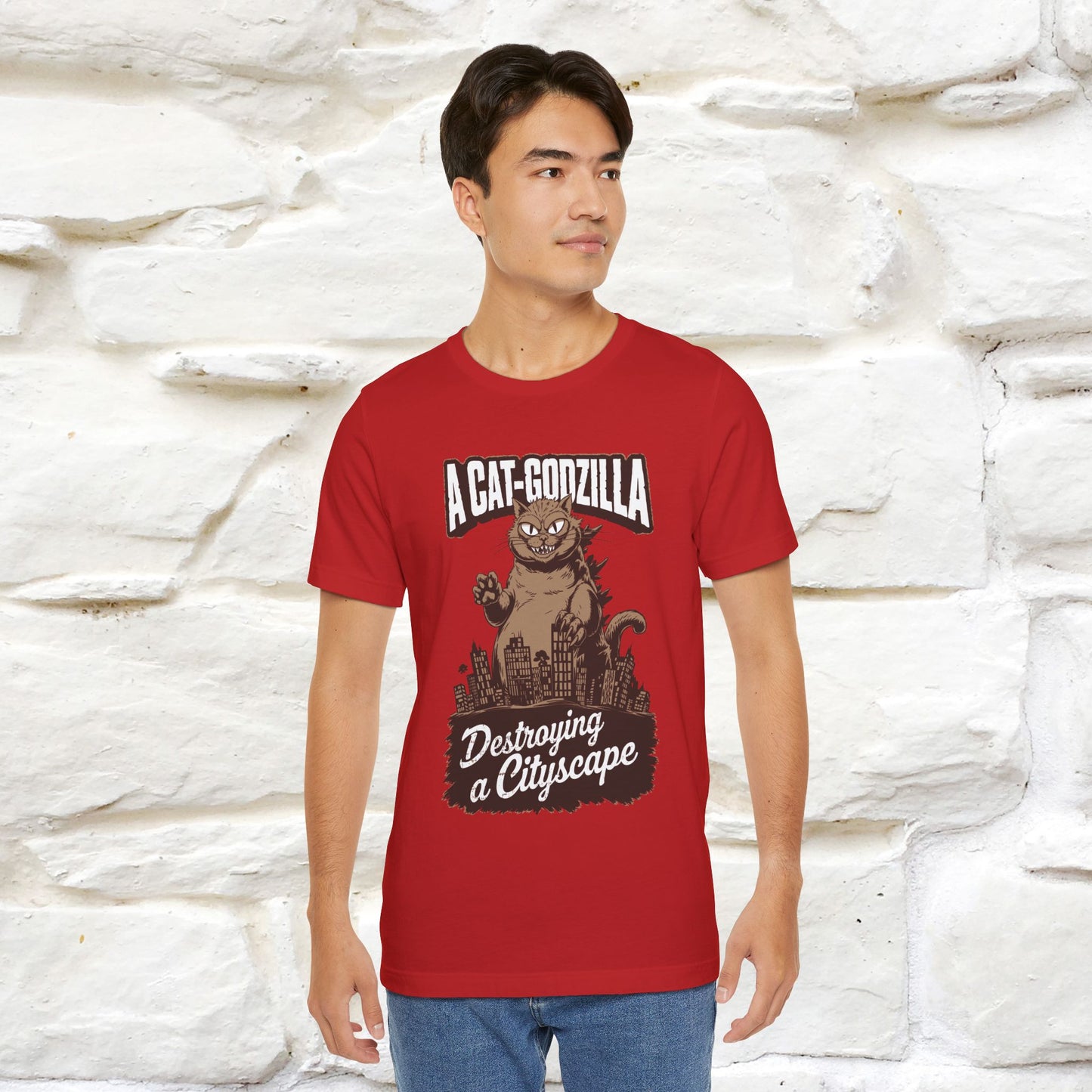 ''A Cat-Godzilla ''| CatT-Shirt | Nunu&Miao Studio - Nunu&Miao Studio