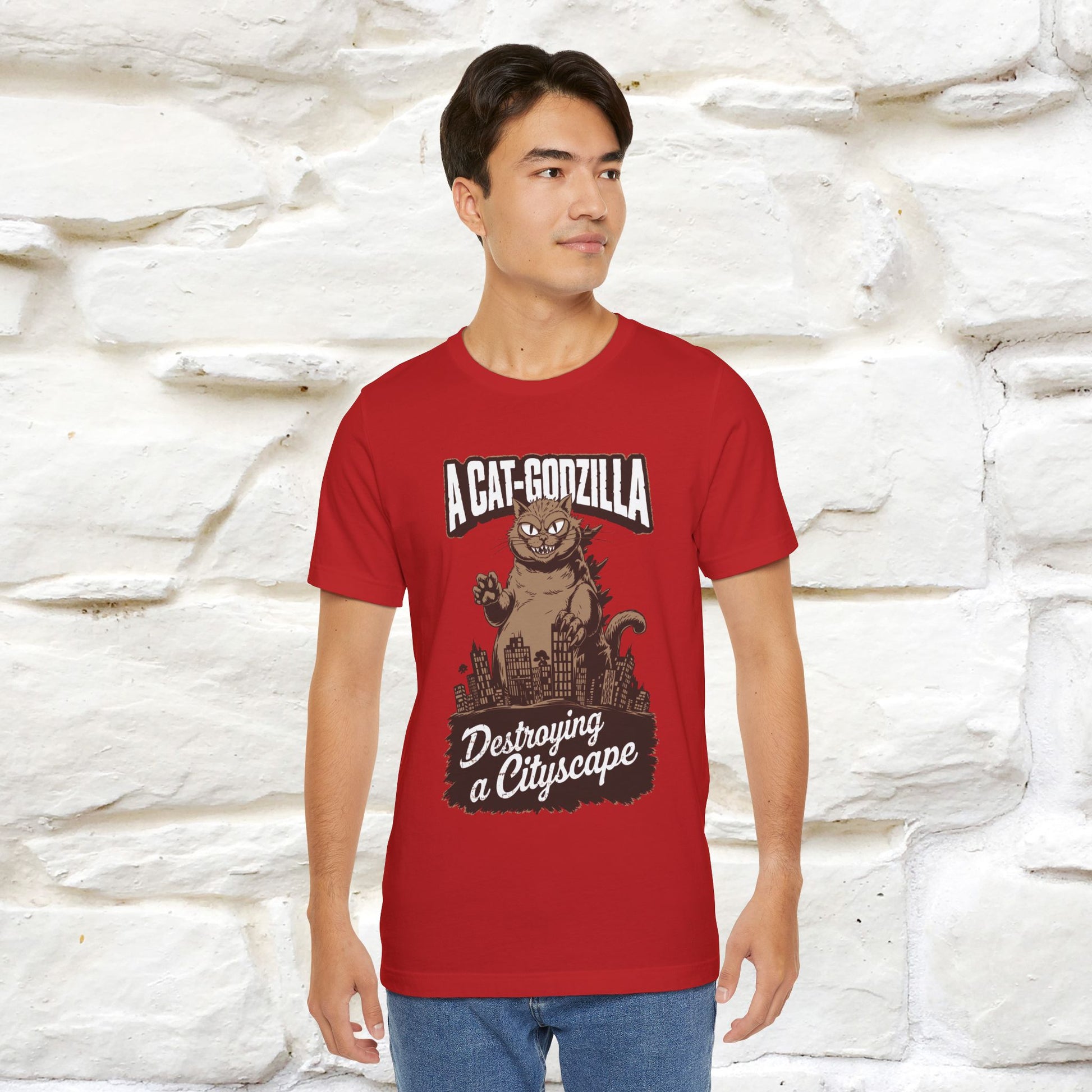 ''A Cat-Godzilla ''| CatT-Shirt | Nunu&Miao Studio - Nunu&Miao Studio