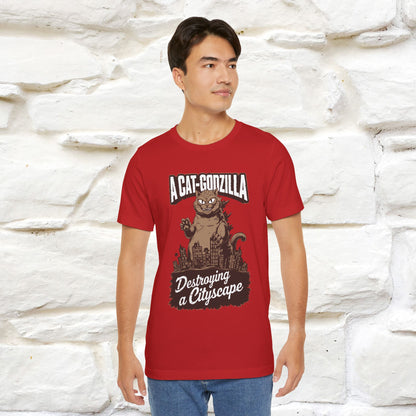 ''A Cat-Godzilla ''| CatT-Shirt | Nunu&Miao Studio - Nunu&Miao Studio