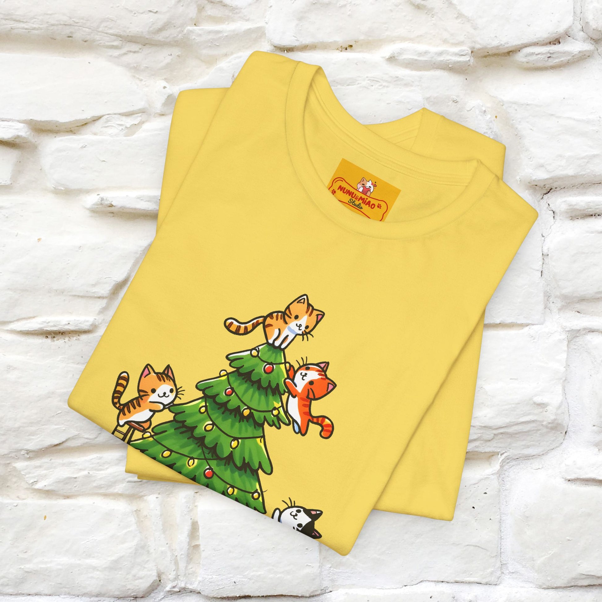 ''Merry Catmas'' | Cattitude Christmas Tee| Nunu&Miao Studio - Nunu&Miao Studio