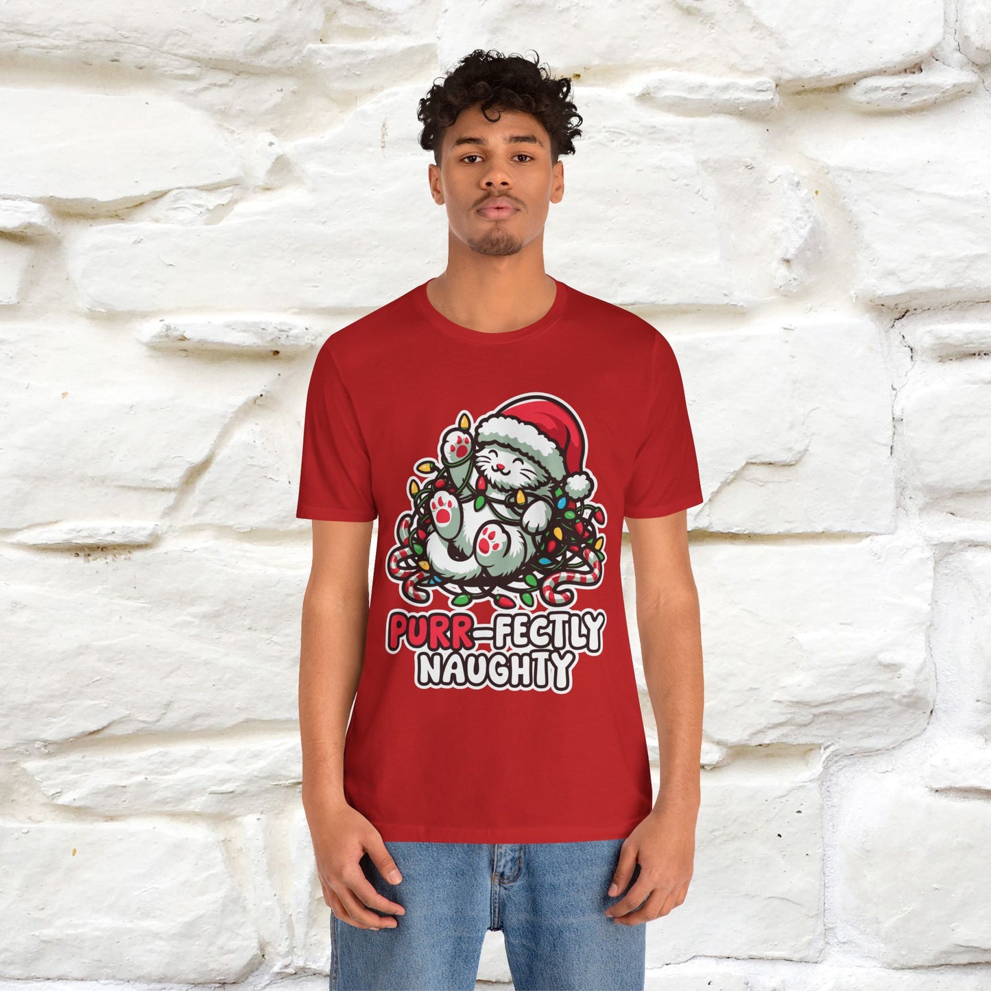 “Purr-Fectly Naughty” | Cat T-Shirt | Nunu&Miao Studio