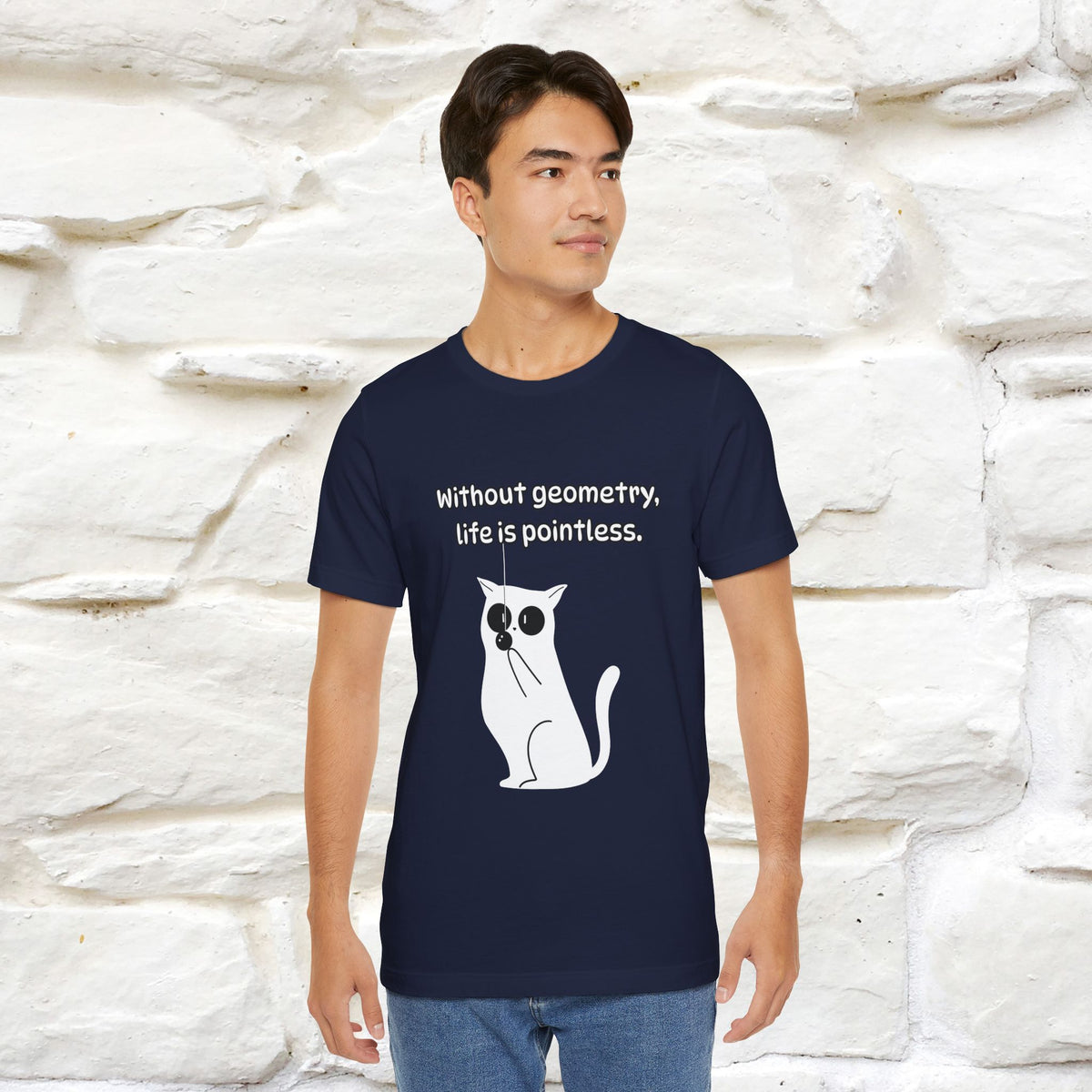 ''Without geometry, life is pointless.''| Funny T-Shirt | Nunu&Miao Studio