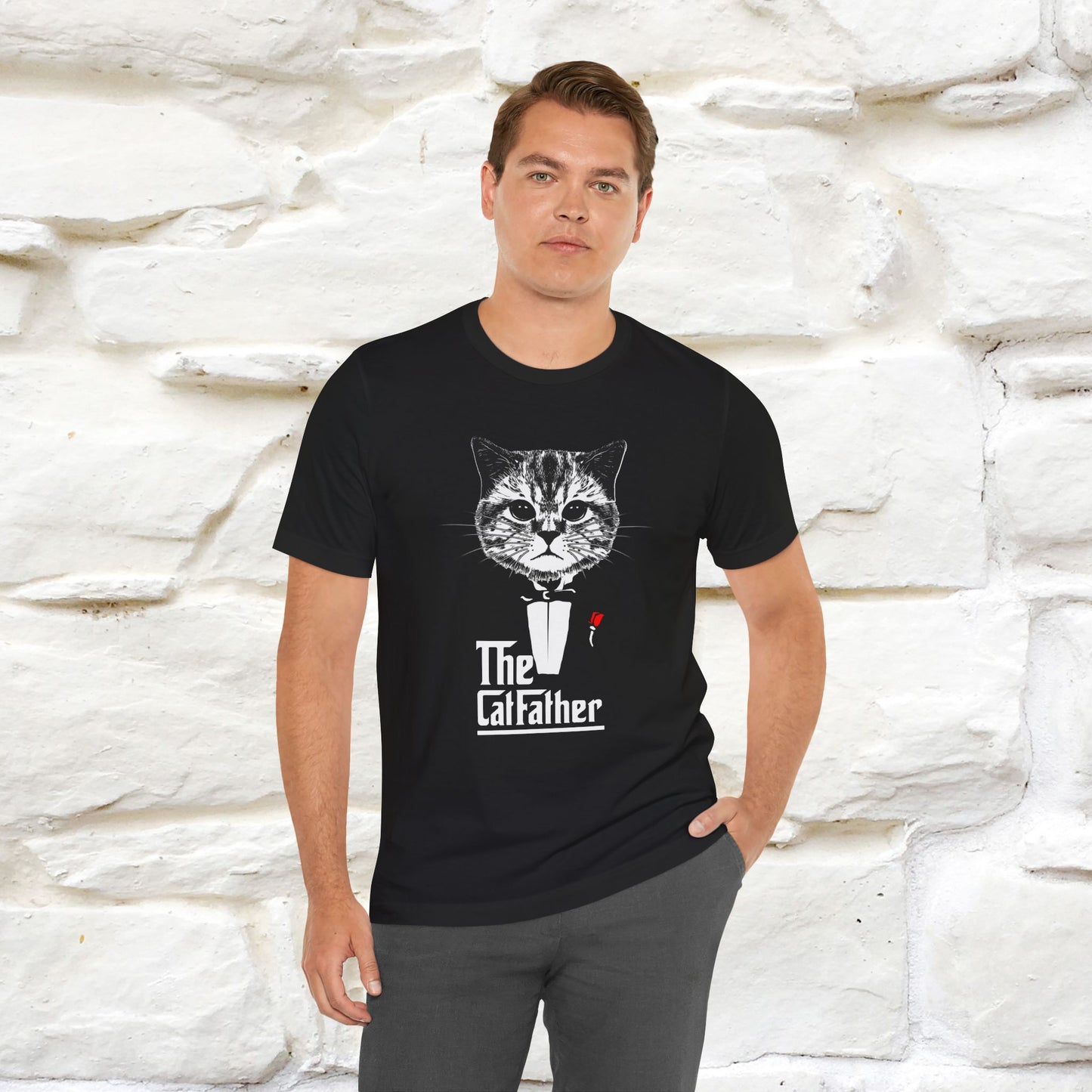 ''The Cat Father T-Shirt''| Iconic Cat Lover Tee | Nunu&Miao Studio - Nunu&Miao Studio