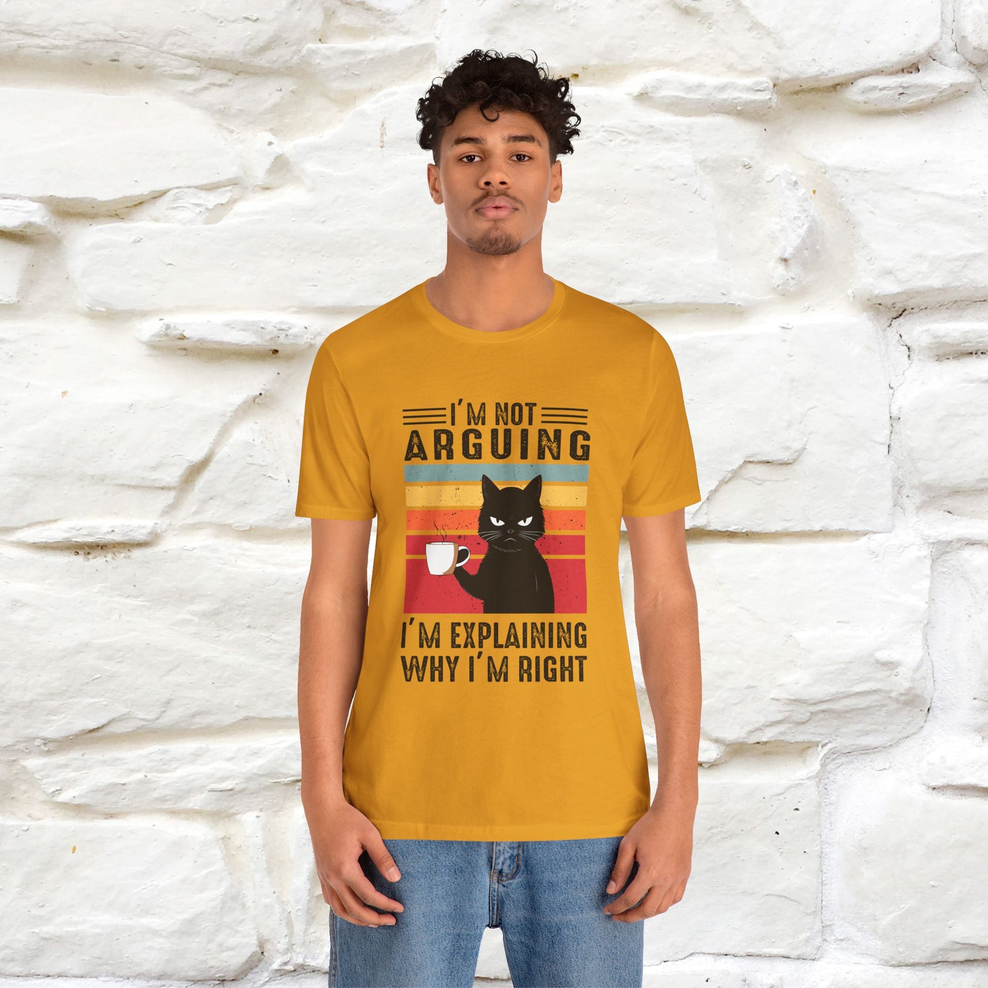 I’m Not Arguing, I’m Explaining Why I’m Right Cat T-Shirt  Nunu&Miao Studio - Nunu&Miao Studio