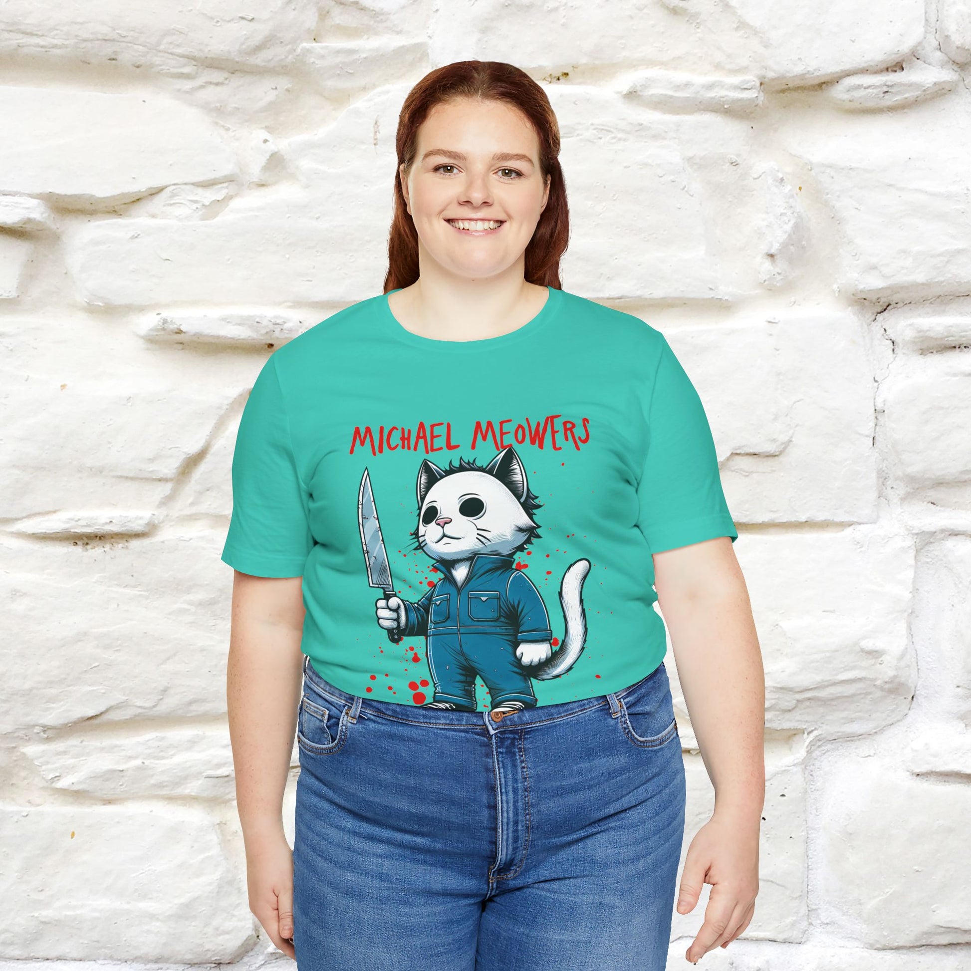 ''Michael Meowers'' Cat T-Shirt |  | Nunu&Miao Studio - Nunu&Miao Studio