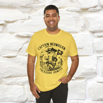 Captain Meowrgan Treasure Hunter |  |Cat T-Shirt | Nunu&Miao Studio - Nunu&Miao Studio