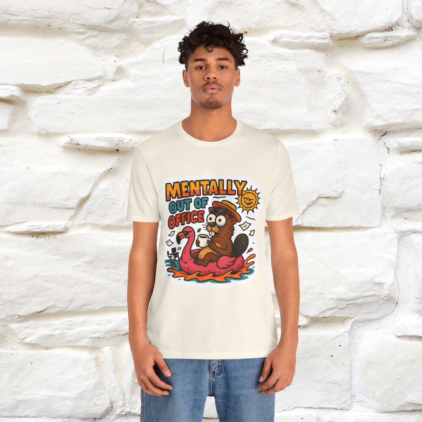 ''Mentally Out Of Office''|  Sarcastic Cat T-Shirt | Nunu&Miao Studio