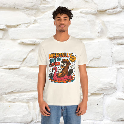 ''Mentally Out Of Office''|  Sarcastic Cat T-Shirt | Nunu&Miao Studio