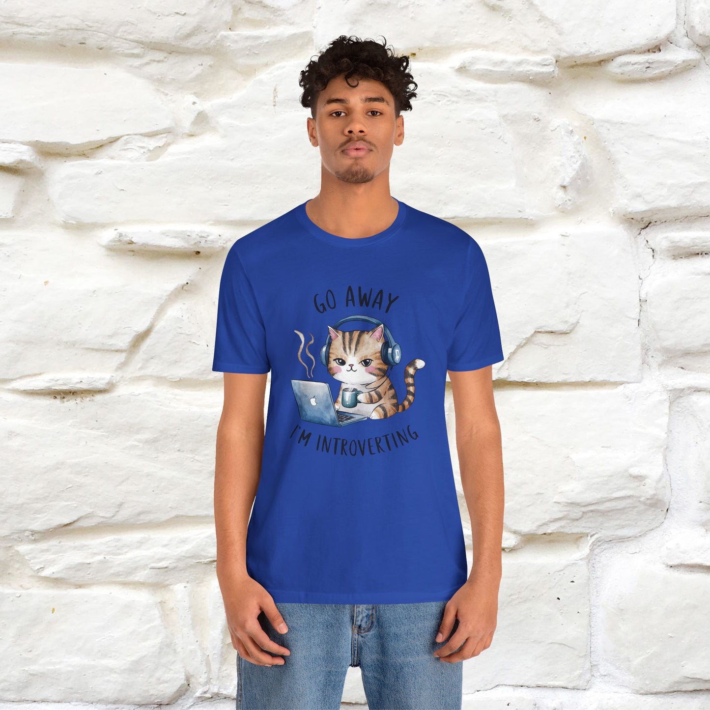 ''Go Away, I’m Introverting'' | Cat T-Shirt | Nunu&Miao Studio - Nunu&Miao Studio