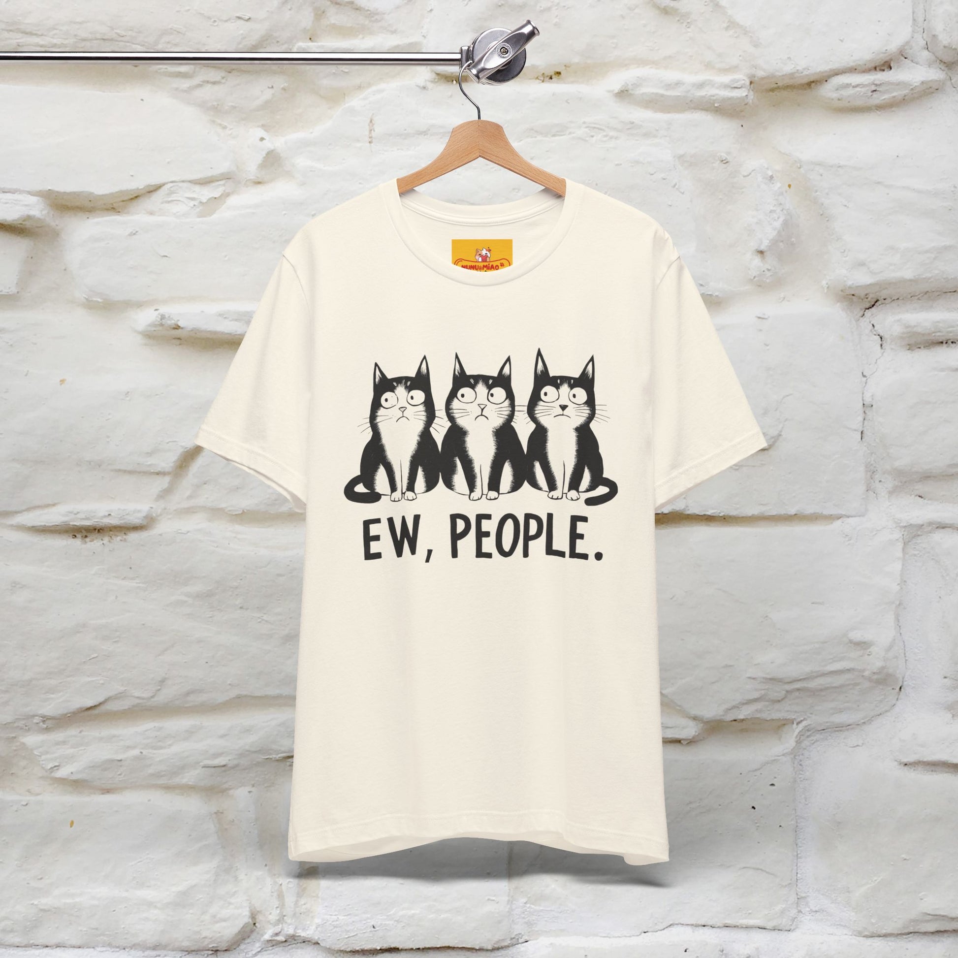 Ew, People | Funny Cat T-Shirt | Nunu&Miao Studio - Nunu&Miao Studio