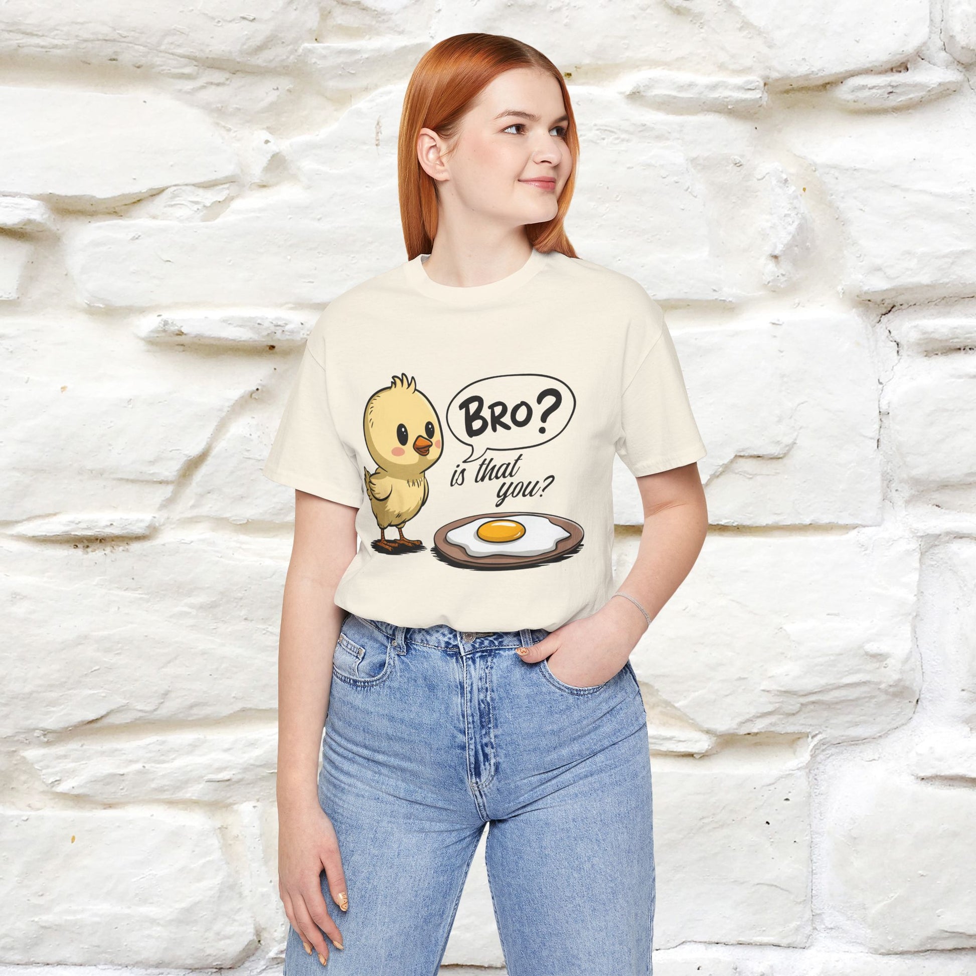 "Bro Is That You?" Funny Chicken T-shirt |Nunu&Miao Studio - Nunu&Miao Studio