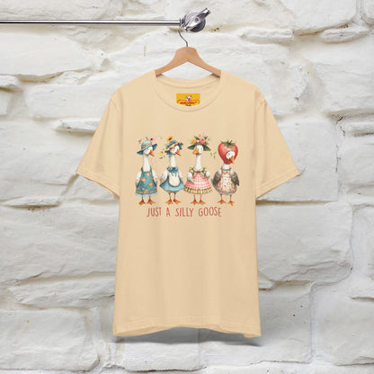 "Just A Silly Goose" Cute T-shirt |Nunu&Miao Studio - Nunu&Miao Studio