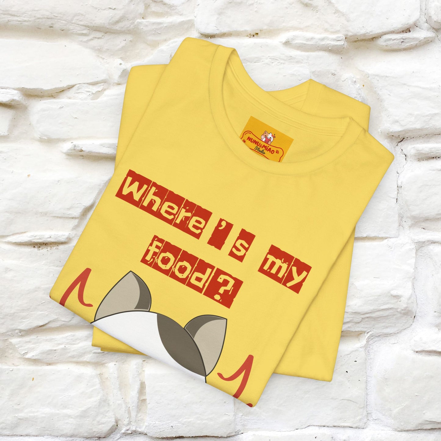 ''Where Is My ....?"  Cat T-shirt| Nunu&Miao Studio - Nunu&Miao Studio