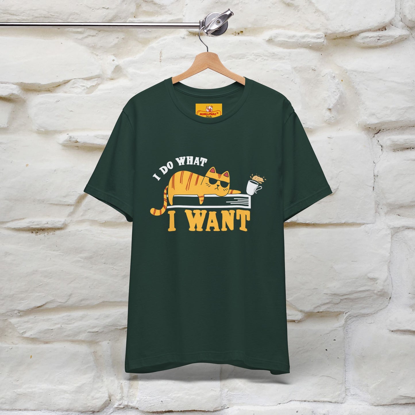 "I Do What I Want" Cat T-Shirt | Nunu & Miao Studio - Nunu&Miao Studio