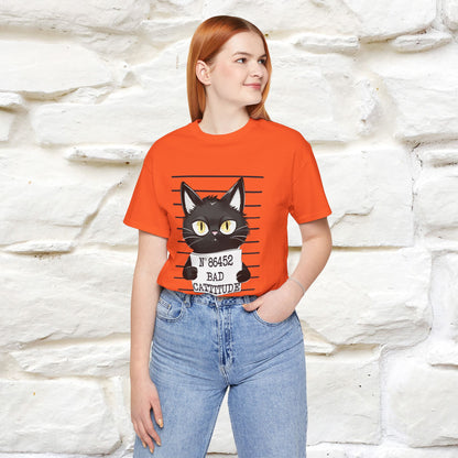 "Bad Cattitude" Cat T-Shirt | Nunu&Miao Studio - Nunu&Miao Studio
