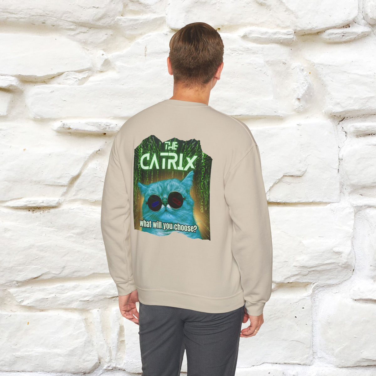 "The Catrix'' |Cat Sweatshirt | Nunu&Miao Studio