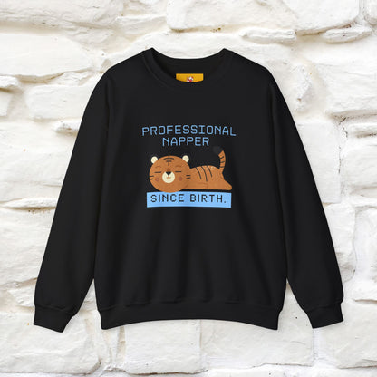 ''Professional Napper Since Birth'' |Cat Sweatshirt | Nunu&Miao Studio